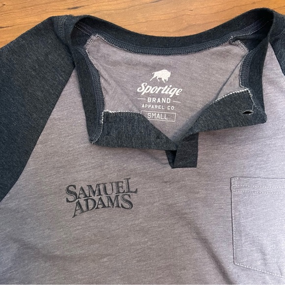 Sam Adams 3/4 Raglan Sleeve T-Shirt - Picture 3 of 5